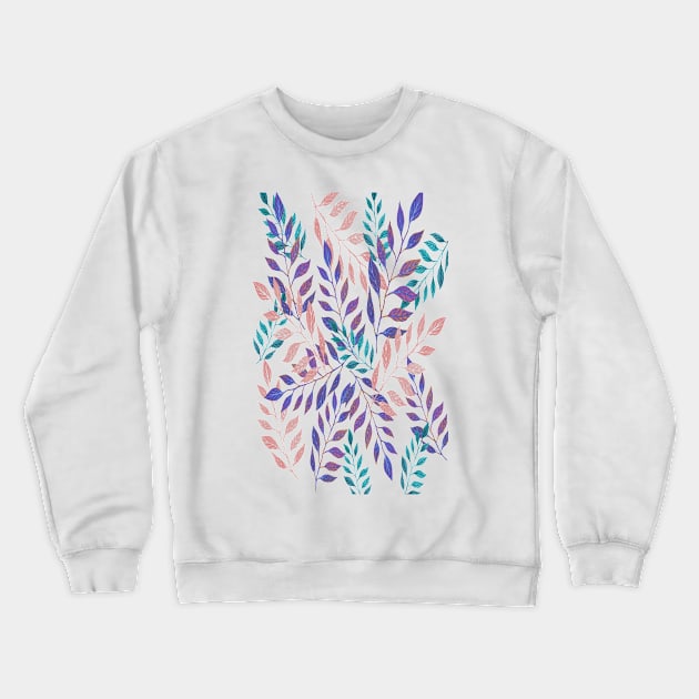 Abstract Leaf Arrangement (Atmospheric) Crewneck Sweatshirt by RoxanneG